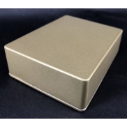 1590BB2 Style Aluminum Diecast Enclosure METALLIC LIGHT GOLD