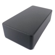 1590B Style Aluminum Diecast Enclosure MATTE GREY SAND TEXTURE