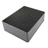 1590BB Style Aluminum Diecast Enclosure SILVER HAMMER