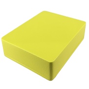 1590BB Style Aluminum Diecast Enclosure Sulphur Yellow sand texture