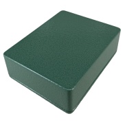 1590BB Style Aluminum Diecast Enclosure Olive Green Hammer