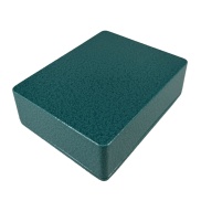 1590BB Style Aluminum Diecast Enclosure Emerald Green Hammer