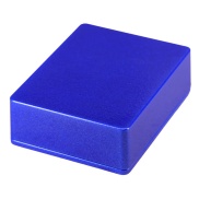 1590BB Style Aluminum Diecast Enclosure METALLIC CANDY BLUE