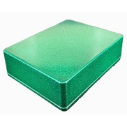 1590BB Style Aluminum Diecast Enclosure METALLIC CANDY GREEN