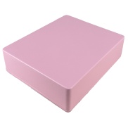 1590BB Style Aluminum Diecast Enclosure Matte Pink Sand Texture