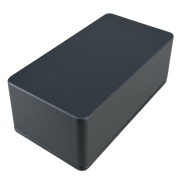 1590BS Style Aluminum Diecast Enclosure MATTE GREY SAND TEXTURE