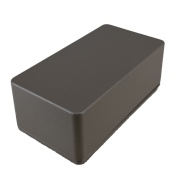1590BS Style Aluminum Diecast Enclosure Matte Brown Sand Texture