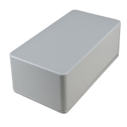 1590BS Style Aluminum Diecast Enclosure MATTE WHITE SAND TEXTURE