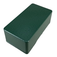1590BS Style Aluminum Diecast Enclosure Olive Green Hammer