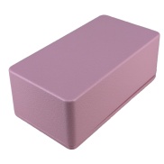 1590BS Style Aluminum Diecast Enclosure Matte Pink Sand Texture
