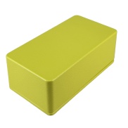 1590BS Style Aluminum Diecast Enclosure Sulphur Yellow sand texture