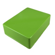 1590BB Style Aluminum Diecast Enclosure Lawn Green