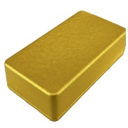 1590B Style Aluminum Diecast Enclosure Metallic Golden water texture