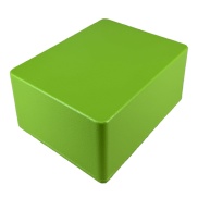 1590C Style Aluminum Diecast Enclosure Matte Green Sand Texture