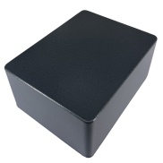 1590C Style Aluminum Diecast Enclosure Matte Gray Hammer