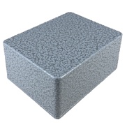 1590C Style Aluminum Diecast Enclosure Silver Gray Hammer