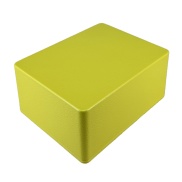 1590C Style Aluminum Diecast Enclosure Sulphur Yellow sand texture