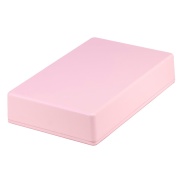 1590DD Style Aluminum Diecast Enclosure Pastel Pink