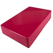 1590DD Style Aluminum Diecast Enclosure VIVA MAGENTA