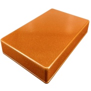 1590DD Style Aluminum Diecast Enclosure METALLIC CANDY ORANGE