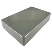 1590DD Style Aluminum Diecast Enclosure CHAMPAGNE