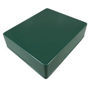 1590XX Style Aluminum Diecast Enclosure Olive Green Hammer