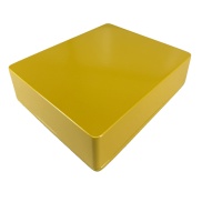 1590XX Style Aluminum Diecast Enclosure Metallic Yellow Gold