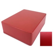 1590XX Style Aluminum Diecast Enclosure MATTE RED SAND TEXTURE