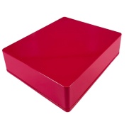 1590XX Style Aluminum Diecast Enclosure VIVA MAGENTA