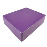1590XX Style Aluminum Diecast Enclosure Purple Hammer