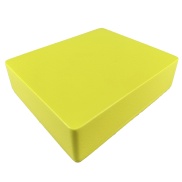 1590XX Style Aluminum Diecast Enclosure Sulphur Yellow sand texture