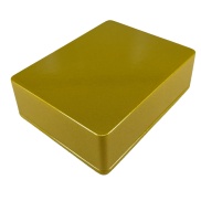 1590XX Style Aluminum Diecast Enclosure METALLIC CANDY GOLD