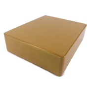 1590XX Style Aluminum Diecast Enclosure METALLIC DARK GOLD