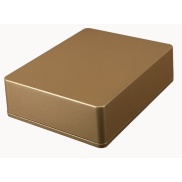 1590BB Style Aluminum Diecast Enclosure METALLIC DARK CHAMPAGNE