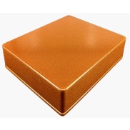 1590XX Style Aluminum Diecast Enclosure METALLIC CANDY ORANGE