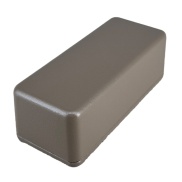 1590A Style Aluminum Diecast Enclosure Matte Brown Sand Texture