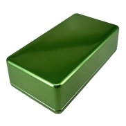 1590B Style Aluminum Diecast Enclosure Chrome green