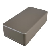 1590B Style Aluminum Diecast Enclosure Matte Brown Sand Texture
