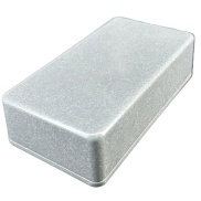 1590B Style Aluminum Diecast Enclosure METALLIC CLEAR