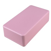 1590B Style Aluminum Diecast Enclosure Matte Pink Sand Texture