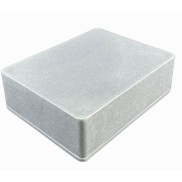 1590BB Style Aluminum Diecast Enclosure METALLIC CLEAR