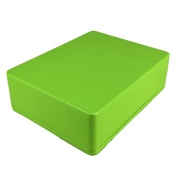 1590BB Style Aluminum Diecast Enclosure Matte Green Sand Texture