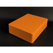 1590BB Style Aluminum Diecast Enclosure Matte Orange