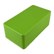 1590BS Style Aluminum Diecast Enclosure Matte Green Sand Texture
