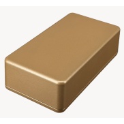 1590B Style Aluminum Diecast Enclosure METALLIC DARK CHAMPAGNE
