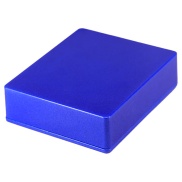 1590XX Style Aluminum Diecast Enclosure METALLIC CANDY BLUE