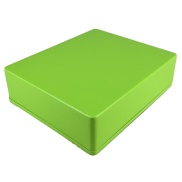 1590XX Style Aluminum Diecast Enclosure Matte Green Sand Texture