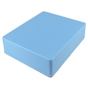 1590XX Style Aluminum Diecast Enclosure Matte Sky Blue Sand Texture