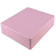 1590XX Style Aluminum Diecast Enclosure Matte Pink Sand Texture