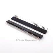 32 Pin 2.54mm Single Row Right Angle Female Pin Header
